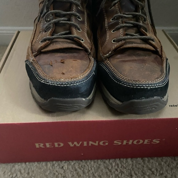 RED WING TRUHIKER
MEN\'S 5-INCH SAFETY TOE HIKER  LEATHER COMFORT DURABLE BOOT 13 main image 14